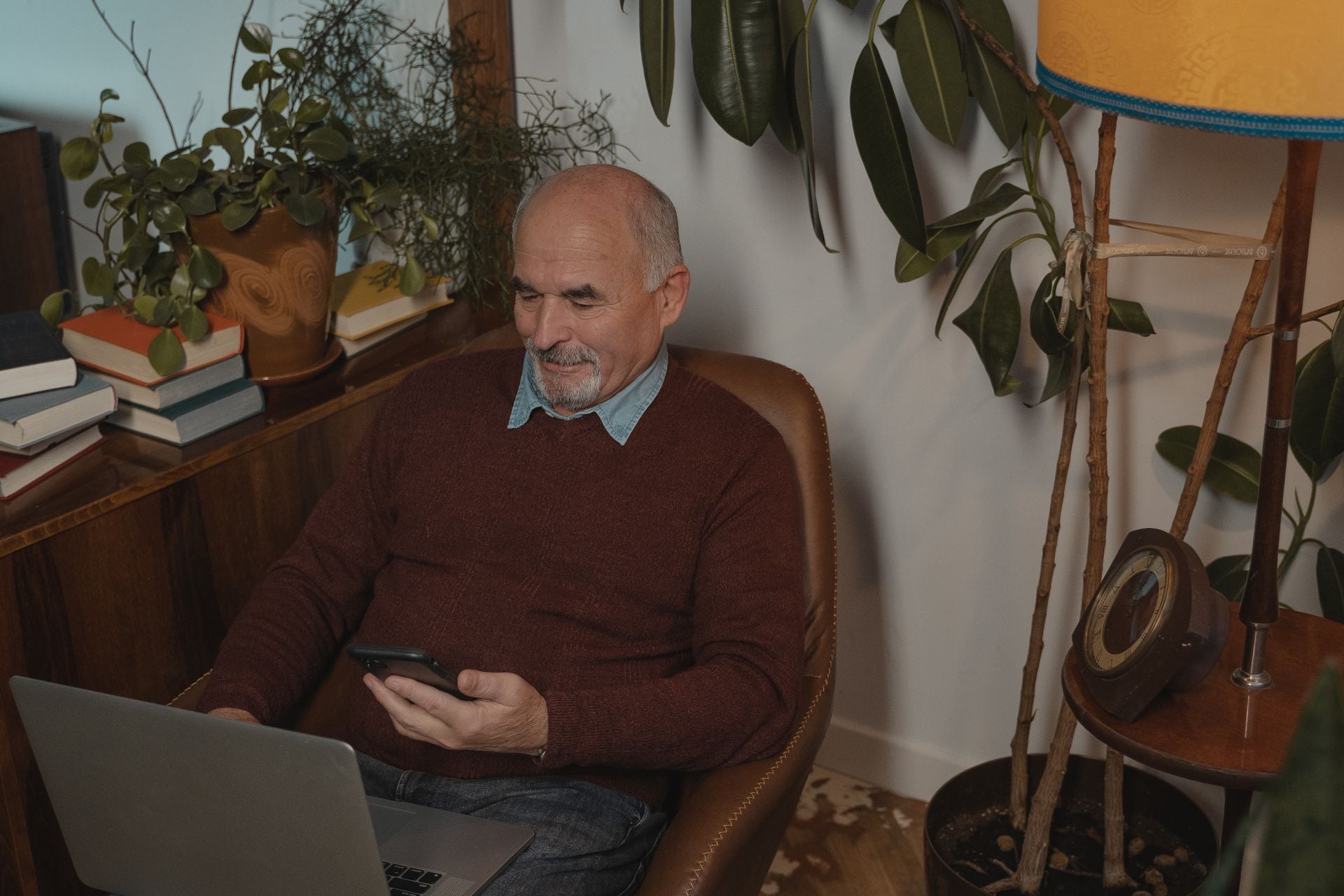 Senior autonome à domicile